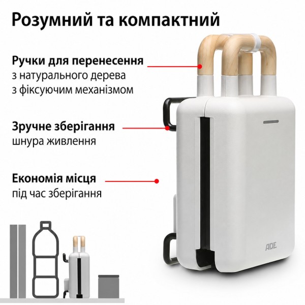 Фото - Бутербродниця ADE KG2138-1 White